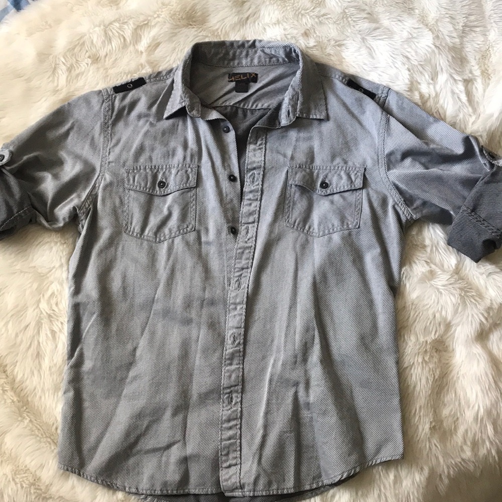Helix pinstripe long sleeve